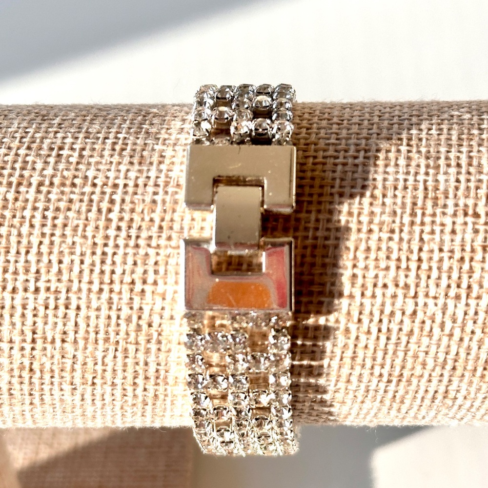 Rhinestone Bracelet | Silver-Tone - Picture 3 of 10